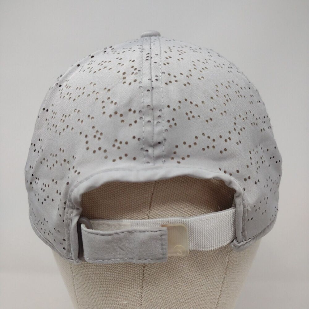 Layer Strapback Hat Gray Osfa Adjustable Laser Cu… - image 6